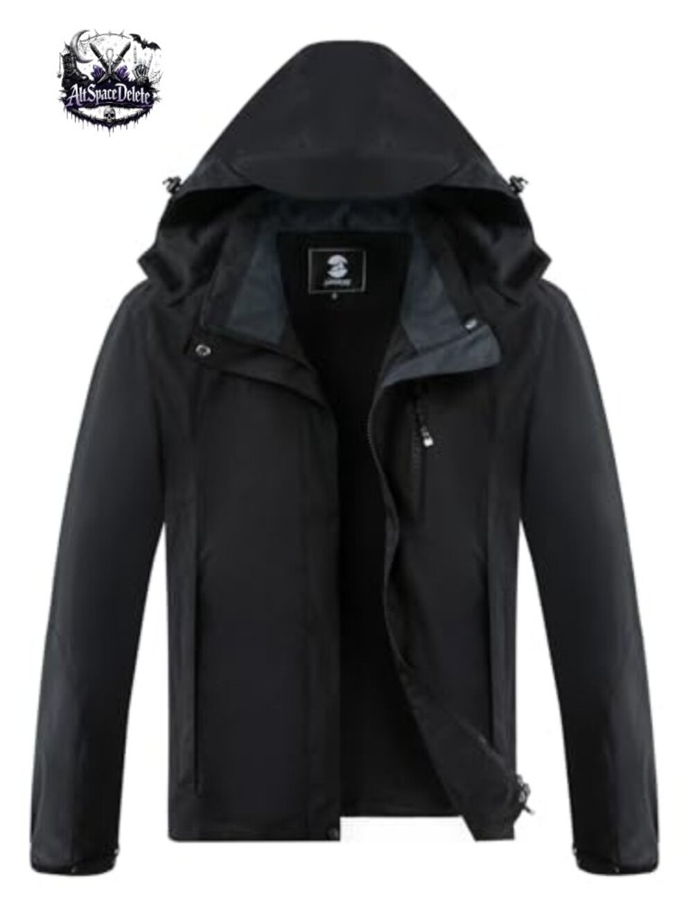 Womens Waterproof Rain Jacket Lightweight Raincoat Removable Hood